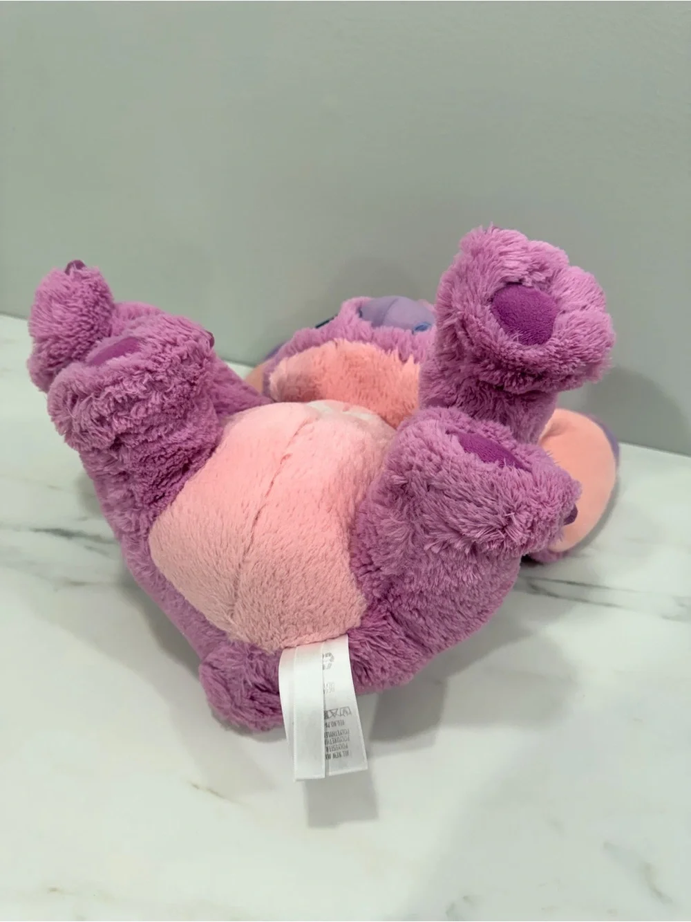 Disney Store Lilo & Stitch Angel Pink Purple Plush Stuffed Animal Toy Approx 14”